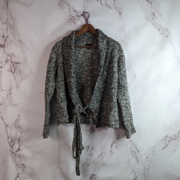 Claudia Strater Brown Wool Sweater Size Medium Wrap Cardigan EU 36 Women - Picture 1 of 11